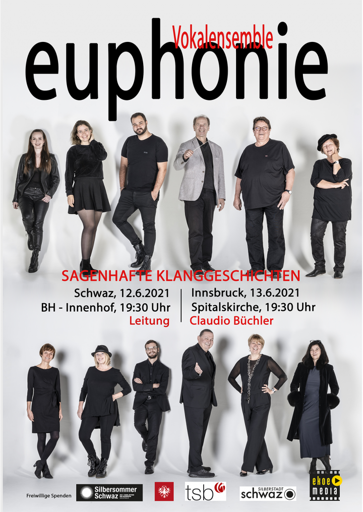 12.6.2021 Konzert in Schwaz Innenhof der Bezirkshauptmannschaft 19:30 Uhr